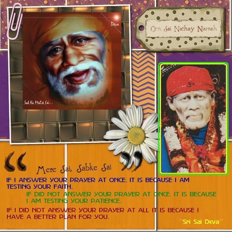 Sai Baba Wallpaper With Quotes